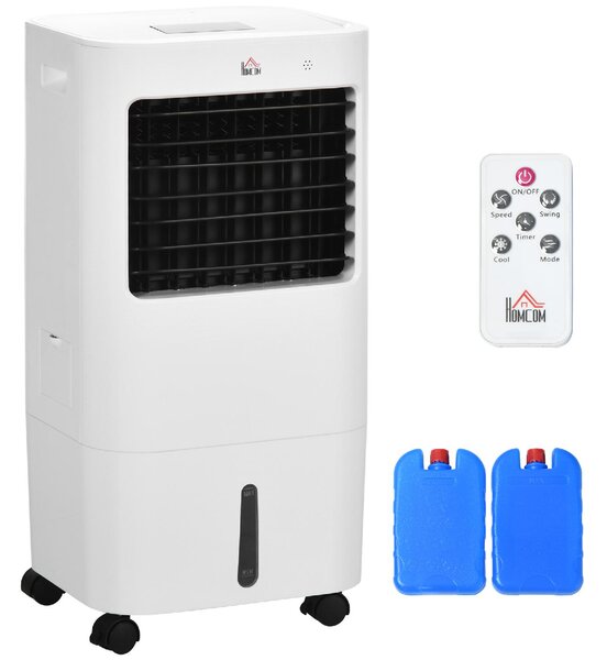 DecHome Raffrescatore d'Aria Portatile Evaporativo senza Tubo con Funzione Deumidificatore e Ventilatore Potenza 65W Capacit Tanica 15L