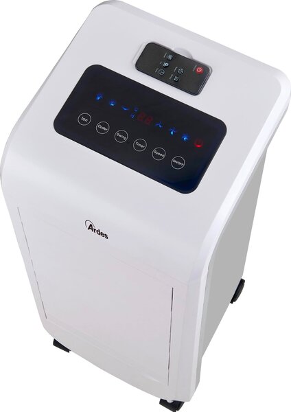 Ardes Raffrescatore d'aria Portatile Evaporativo Senza Tubo Funzione Umidificatore Capacit Tanica 5 Litri con Telecomando e Timer 3 Velocit - AR5