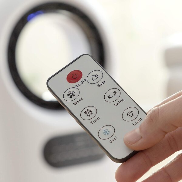 Kasart Raffrescatore d'aria Portatile Evaporativo Senza Tubo Ionizzatore con Telecomando e Timer Umidificatore - DRAF287DLR