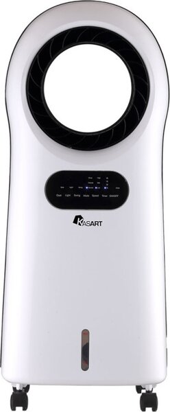 Kasart Raffrescatore d'aria Portatile Evaporativo Senza Tubo Ionizzatore con Telecomando e Timer Umidificatore - DRAF287DLR