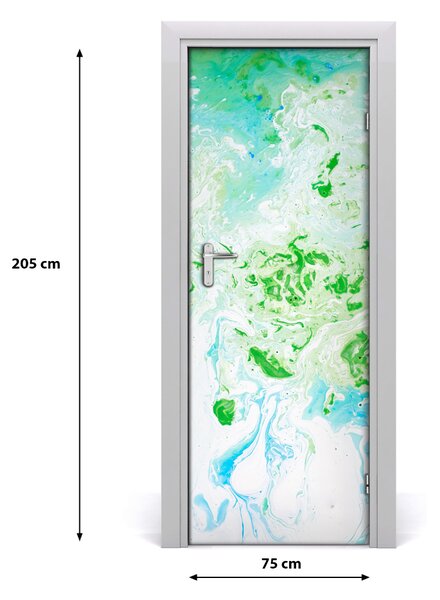 Poster adesivo per porta Punti di astrazione 75x205 cm