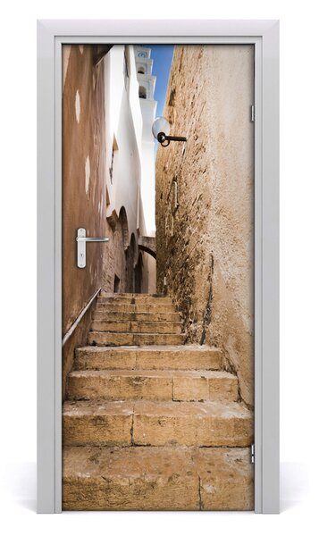Poster adesivo per porta Strade di Israele 75x205 cm