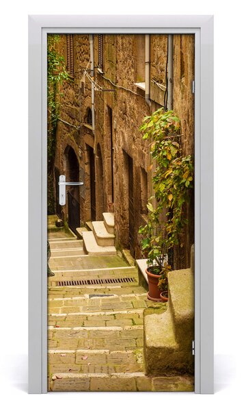 Adesivo per porta Strade italiane 75x205 cm