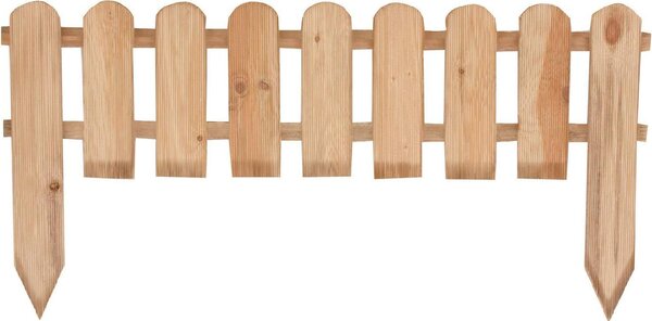 Wellton Recinto Basso per Aiuole in Pino modello Inglese Dimensioni 110 x 28 h cm