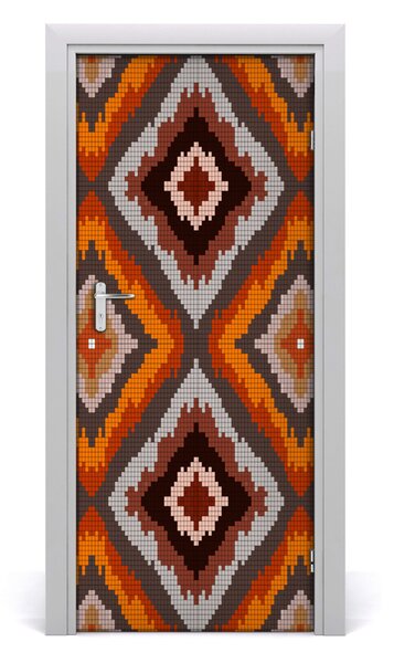 Adesivo per porta Sfondo retr? 75x205 cm