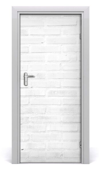 Adesivo per porta Muro di mattoni 75x205 cm