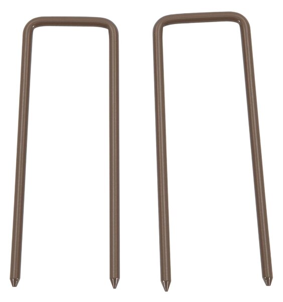 VivaGarden Recinzione per Giardino a Larghezza Regolabile in Metallo e Alluminio 300x31x103.5 cm colore Marrone Scuro