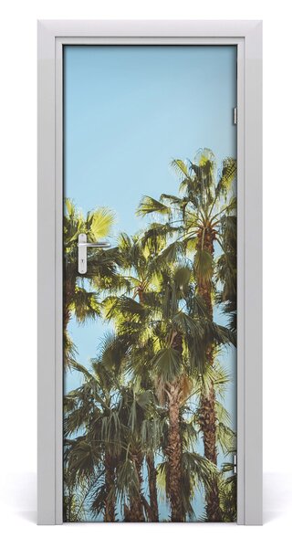 Adesivo per porta Paesaggi di palma 75x205 cm
