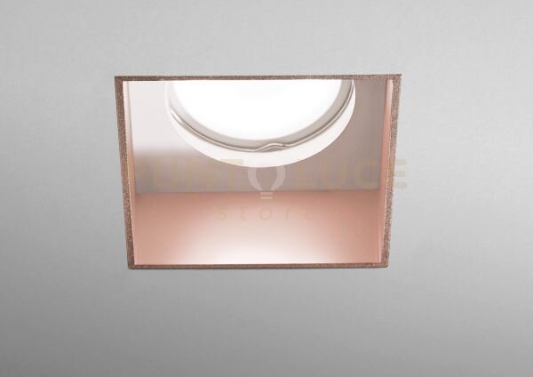 Elis faretto da incasso 1 luce raso rame attacco gu10 d.110mm