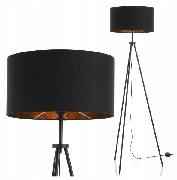 Lampada da terra 1xE27/40W/230V nera