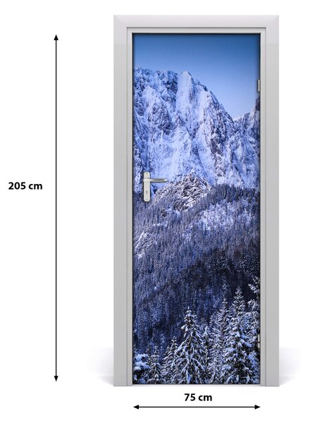 Adesivo per porta interna Giewont Tatry 75x205 cm