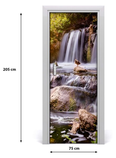 Adesivo per porta Cascata 75x205 cm