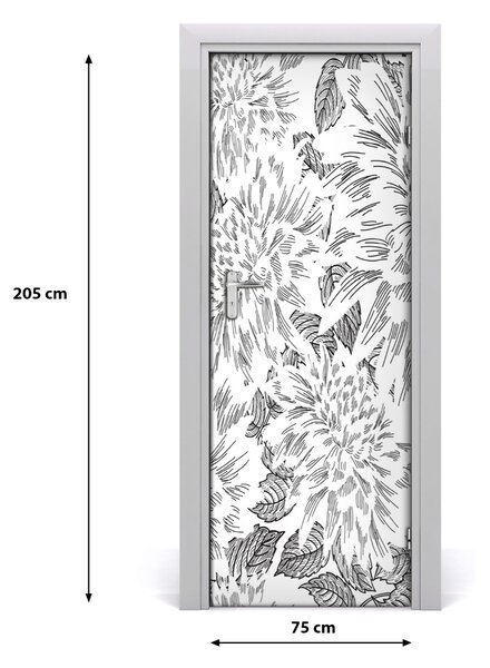 Rivestimento Per Porta Peonie 75x205 cm