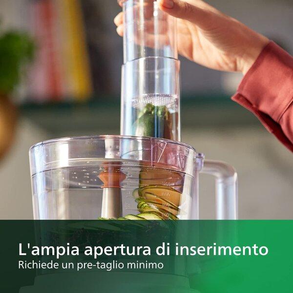 Philips Robot da Cucina Multifunzione Capacit 2.1 Litri 16 funzioni Potenza 700 watt colore Bianco - HR7310/00
