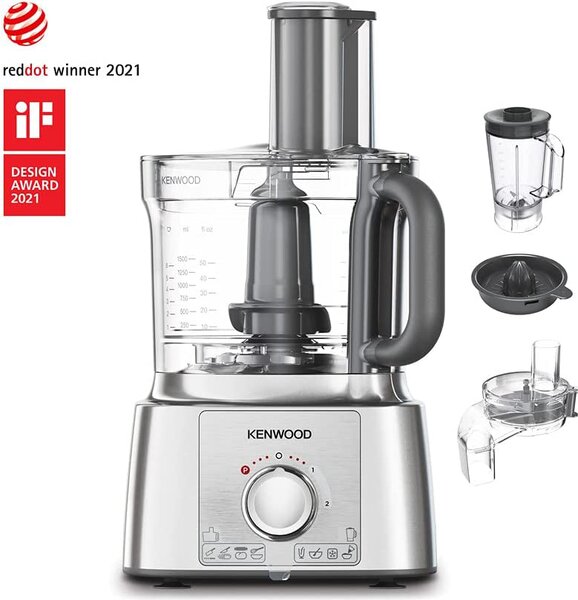 Kenwood Robot da Cucina Capacit 3 Litri Impastatrice 1000 watt colore Silver FDP 65.590 SI