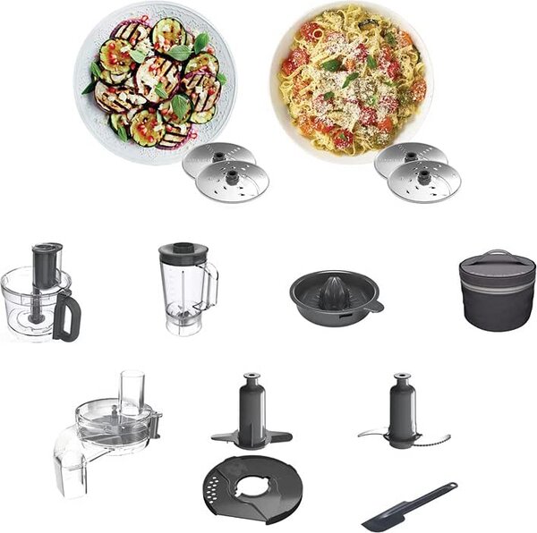 Kenwood Robot da Cucina Capacit 3 Litri Impastatrice 1000 watt colore Silver FDP 65.590 SI
