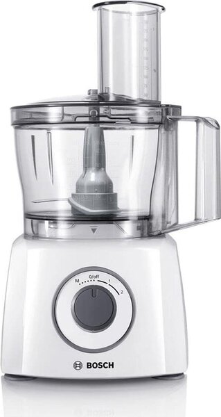 Bosch Robot da Cucina Multifunzione Capacit 2.3 Litri 2 Velocit Potenza 800 Watt Funzione Moment + Bicchiere Frullatore Capacit 1 Litro - MCM320