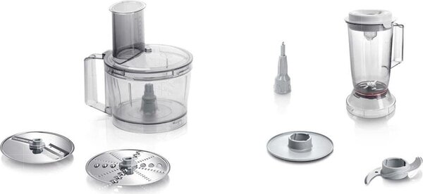 Bosch Robot da Cucina Multifunzione Capacit 2.3 Litri 2 Velocit Potenza 800 Watt Funzione Moment + Bicchiere Frullatore Capacit 1 Litro - MCM320