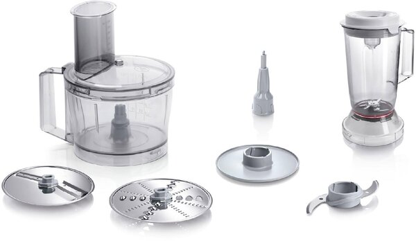 Bosch Robot da Cucina Multifunzione Capacit 2.3 Litri 2 Velocit Potenza 800 Watt Funzione Moment + Bicchiere Frullatore Capacit 1 Litro - MCM320