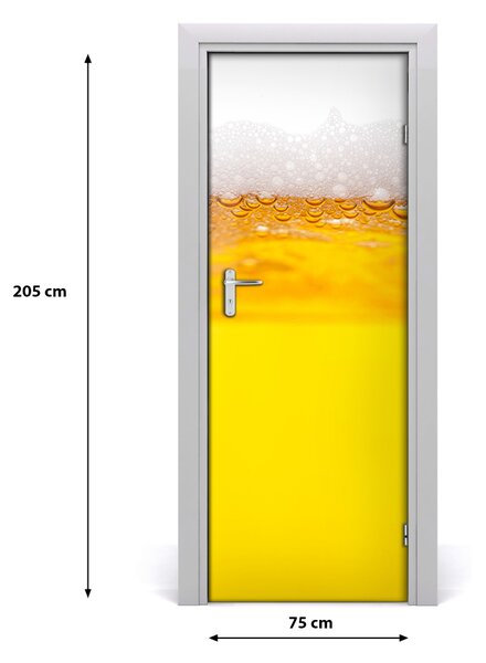Sticker porta Birra a casa 75x205 cm