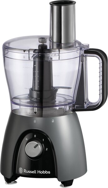 Russell Hobbs Robot da Cucina Multifunzione Capacit 2.3 Litri Potenza 600 Watt 2 Velocit + Funzione Pulse colore Nero - 27111-56