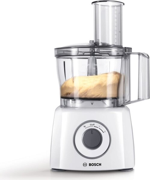 Bosch Robot da Cucina Multifunzione Capacit 2.3 Litri 2 Velocit Potenza 800 Watt Funzione Moment colore Bianco - MCM3100W MultiTalent 3
