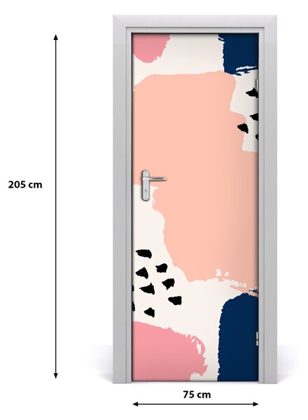 Poster adesivo per porta Background astratto 75x205 cm