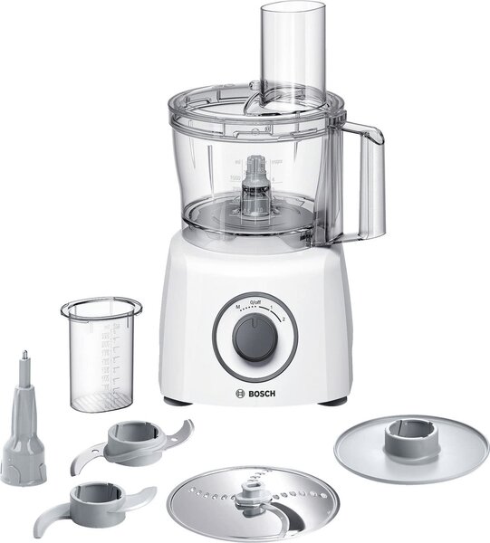 Bosch Robot da Cucina Multifunzione Capacit 2.3 Litri 2 Velocit Potenza 800 Watt Funzione Moment colore Bianco - MCM3100W MultiTalent 3