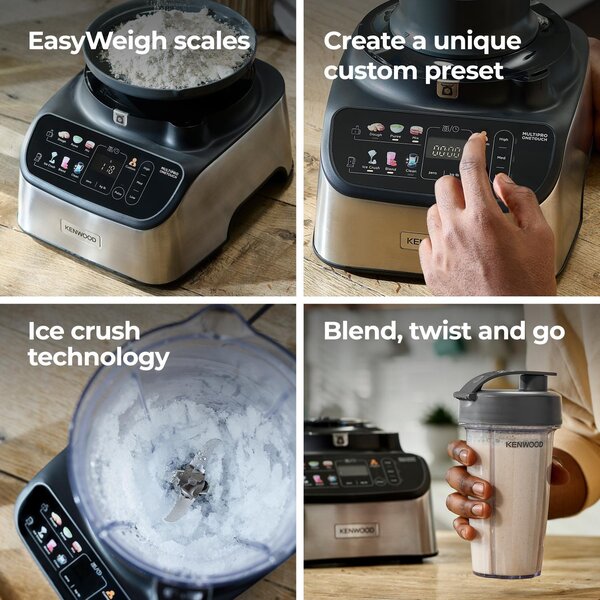 Kenwood Robot da Cucina Multifunzione Capacit 3 Litri 8 Velocit Potenza 1000 Watt colore Inox - FDM73.850SS