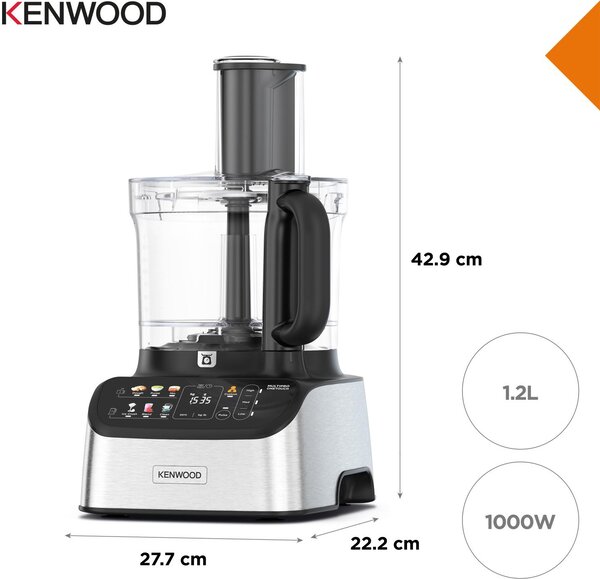 Kenwood Robot da Cucina Multifunzione Capacit 3 Litri 8 Velocit Potenza 1000 Watt colore Inox - FDM73.850SS