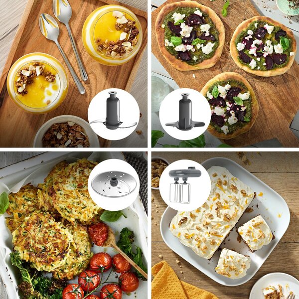 Kenwood Robot da Cucina Multifunzione Capacit 3 Litri 8 Velocit Potenza 1000 Watt colore Inox - FDM73.850SS