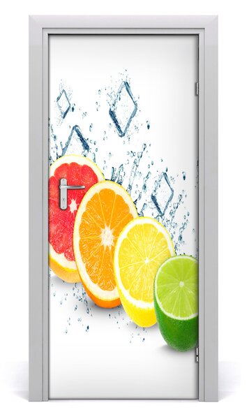 Adesivo per porta interna Citrus 75x205 cm