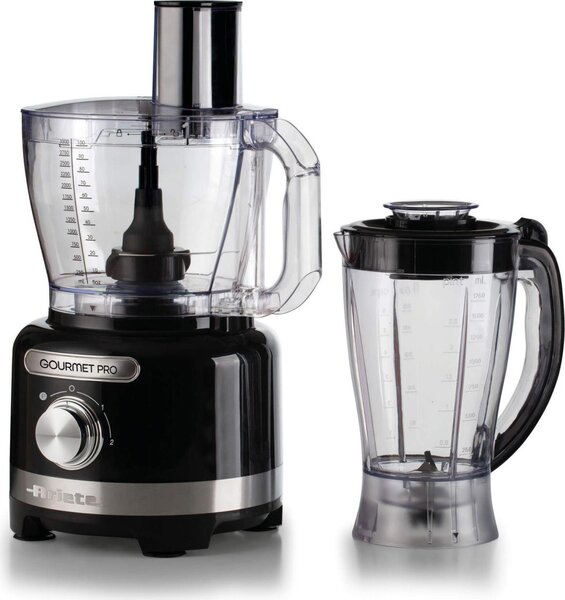 Ariete Robot da Cucina Multifunzione Capacit 3 Litri Potenza 1000 Watt 2 Velocit + Pulse colore Nero - 00C178202AR0 Gourmet Pro Moderna