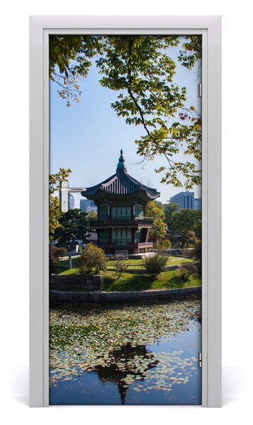 Adesivo per porta Corea del Sud 75x205 cm