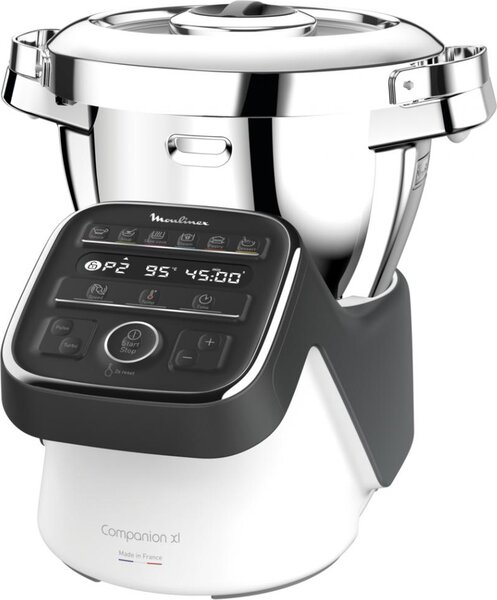 Moulinex Robot da Cucina Multifunzione Capacit 4.5 Litri Velocit 12 livelli Potenza 1550 Watt colore Nero Bianco - HF8098N