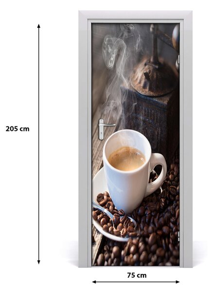 Sticker porta tazza di caff? 75x205 cm