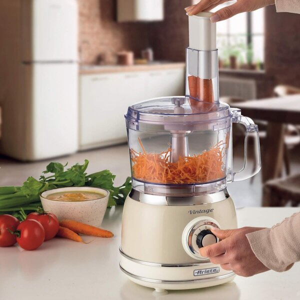 Ariete Robot da Cucina Vintage Potenza 1000W Capacit 2,1 Litri 2 Velocit colore Beige 1781 - 00C178103AR0
