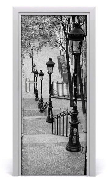 Poster adesivo per porta Scale 75x205 cm