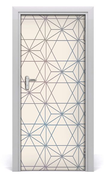 Adesivo per porta Sfondo geometrico 75x205 cm