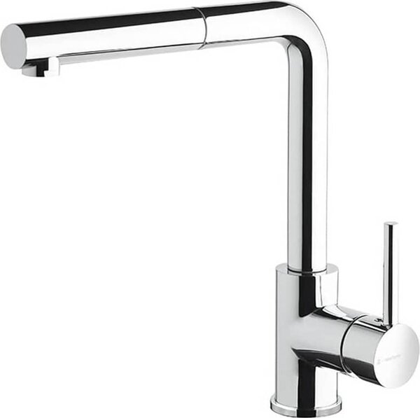 Newform Rubinetto Cucina con Doccetta estraibile Miscelatore Monocomando colore Cromo 63425.21.018 Real