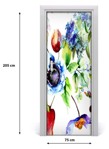 Rivestimento Per Porta Fiori di campo 75x205 cm