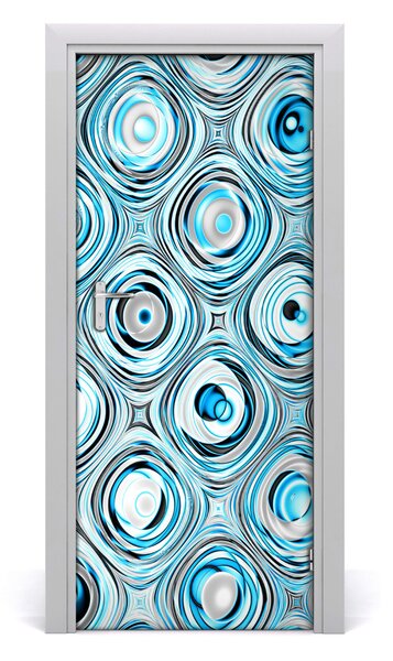 Sticker porta Grafica frattale 75x205 cm
