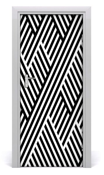 Adesivo per porta Sfondo geometrico 75x205 cm
