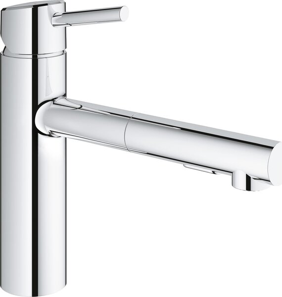 GROHE Rubinetto Cucina Miscelatore con Doccetta Estraibile Monocomando colore Cromo - 30273001 Concetto