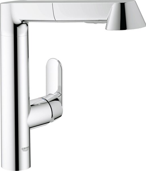 GROHE Rubinetto Cucina Miscelatore con Doccetta Estraibile Monocomando colore Cromo - K7 - 32176000