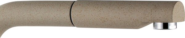 ELLECI Rubinetto Cucina Miscelatore con Doccetta Estraibile Monocomando in Granitek colore 51 Avena - MGKC0251