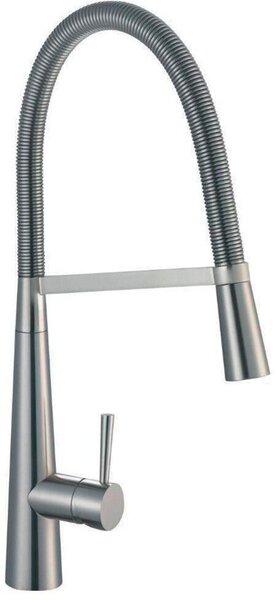 CROLLA Rubinetto Cucina Miscelatore flessibile con Doccia Monogetto Monocomando colore Cromo - 598 CR Masterchef