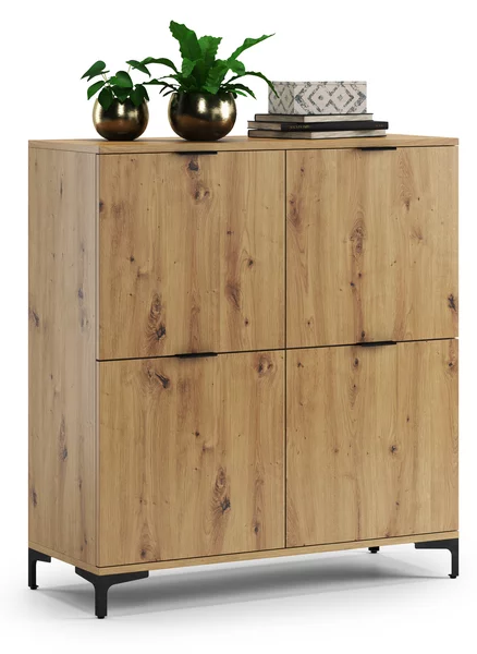Comò LANA K-100 Rovere Artisan - MOBILE A 4 ANTE
