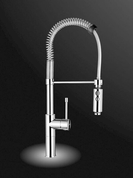FOSTER Rubinetto Cucina Miscelatore con Doccetta Monocomando colore Cromo - 8484 000 Magnum