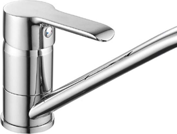 Idro Bric Rubinetto Cucina Miscelatore Lavello da cucina Monocomando Monoforo Corpo in ottone Cromo lucido Ariel - SCARUB0837CR